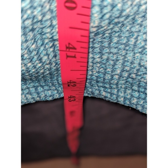 Michael Kors Turquoise Dress Chain Strap Twist Front‎ Midi XL NWT $155 MSRP - Picture 12 of 12